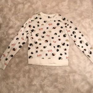 H&M sushi sweatshirt